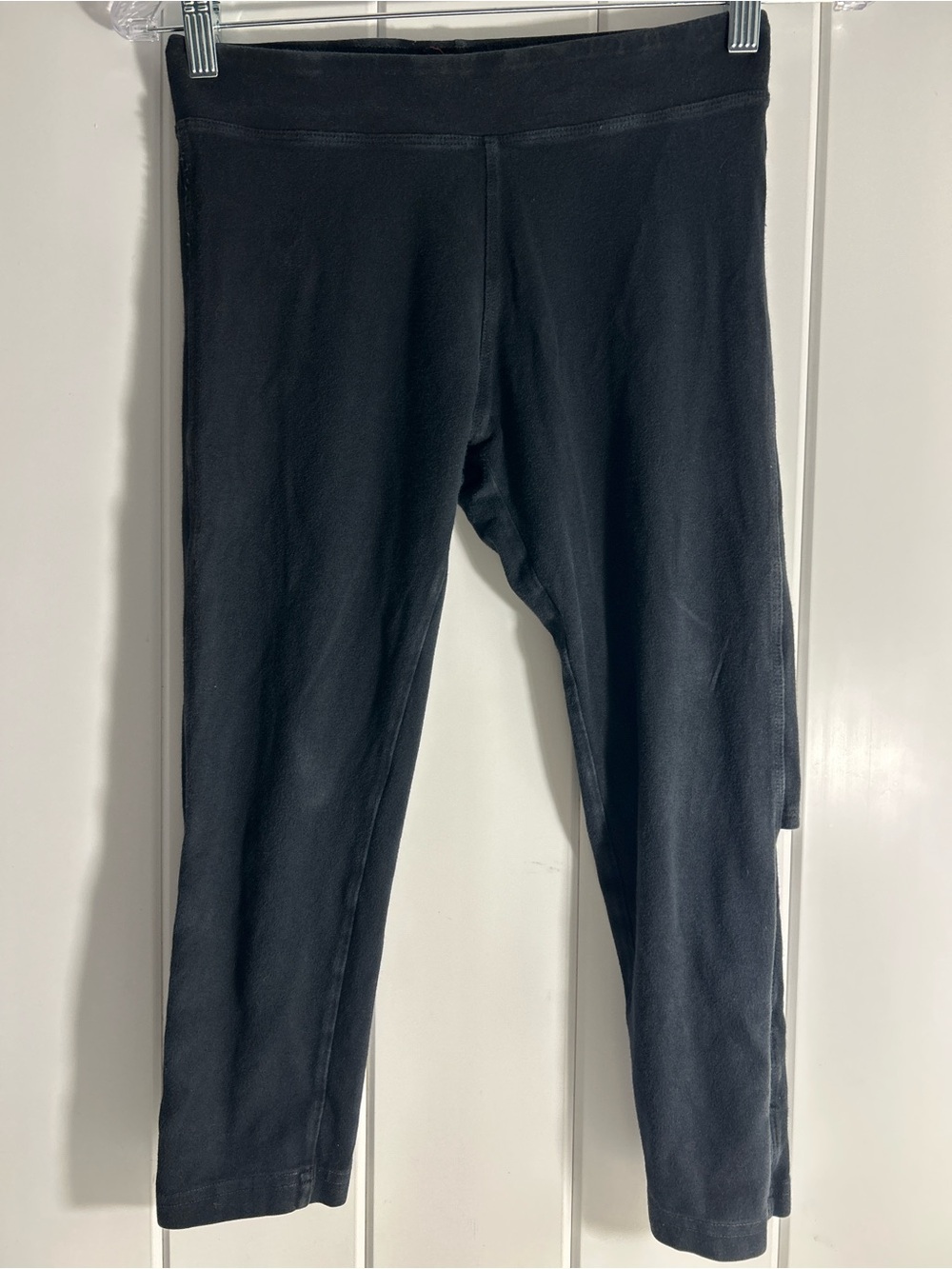 VTG 90s Hard Tail Forever Ladder Cutout Capri Leggings Size S Black skinny yoga